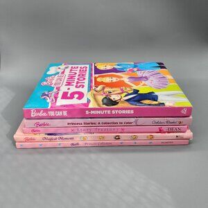 Barbie Book Lot - 5-Minute Stories, Princess Collection, Story Treasury, More!